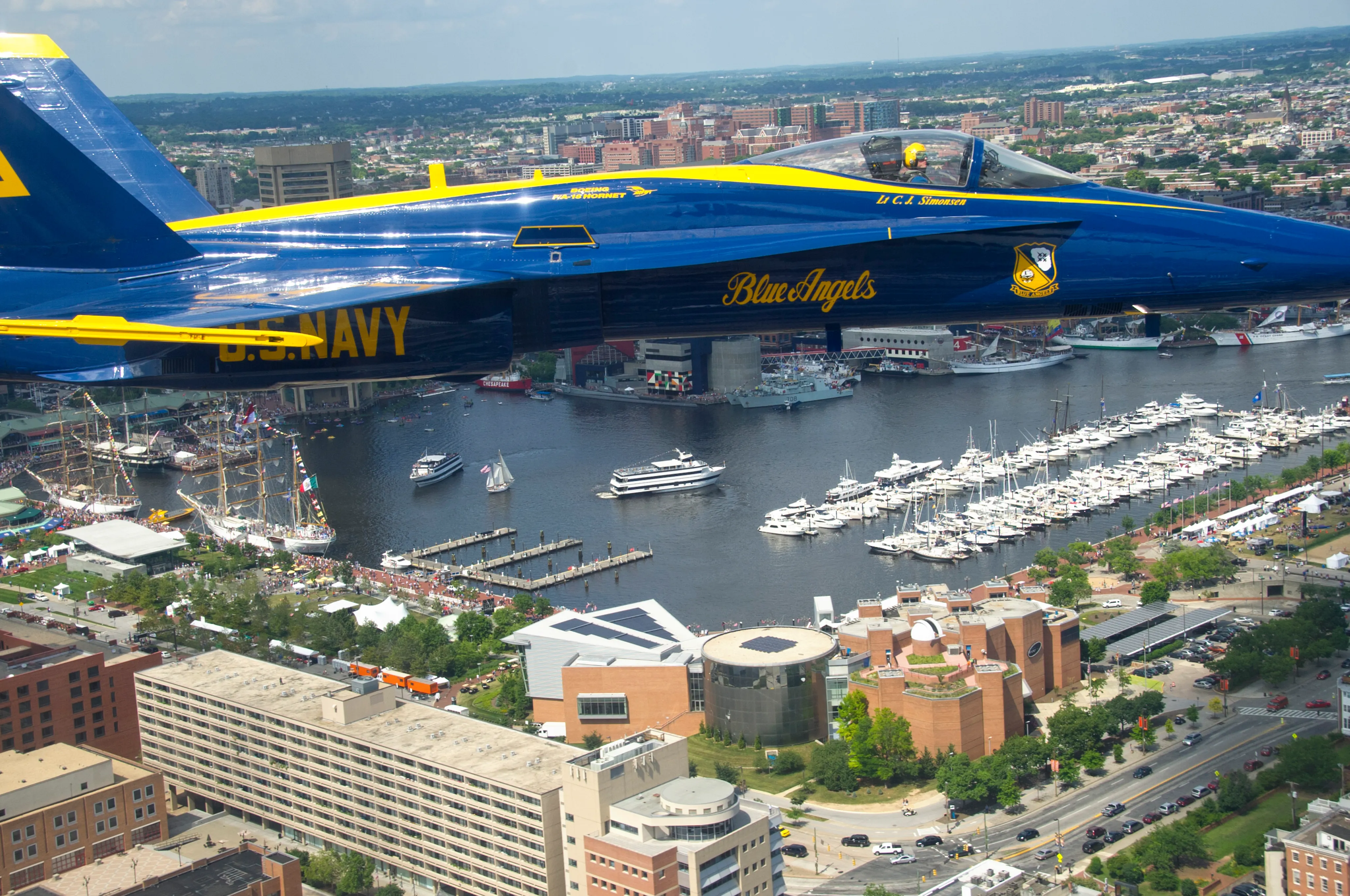 Maryland Fleet week flyover events schedule